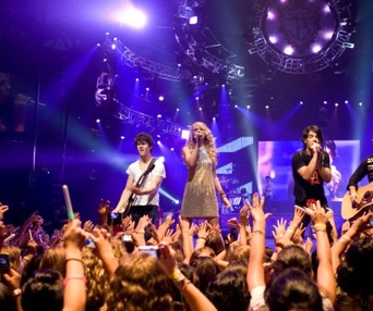 Scène du film Jonas Brothers : The 3-D Concert Experience