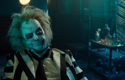 Michael Keaton dans Beetlejuice Beetlejuice