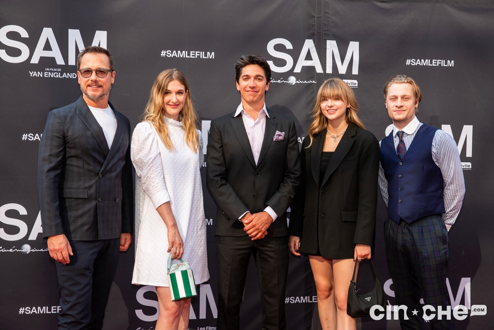 Sur le tapis rouge du film Sam