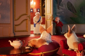 Une scène du film The Queen's Corgi Une scène du film The Queen's Corgi