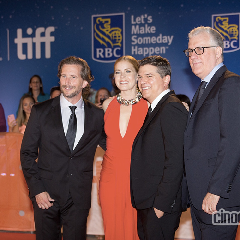 Sur le tapis rouge du film Arrival