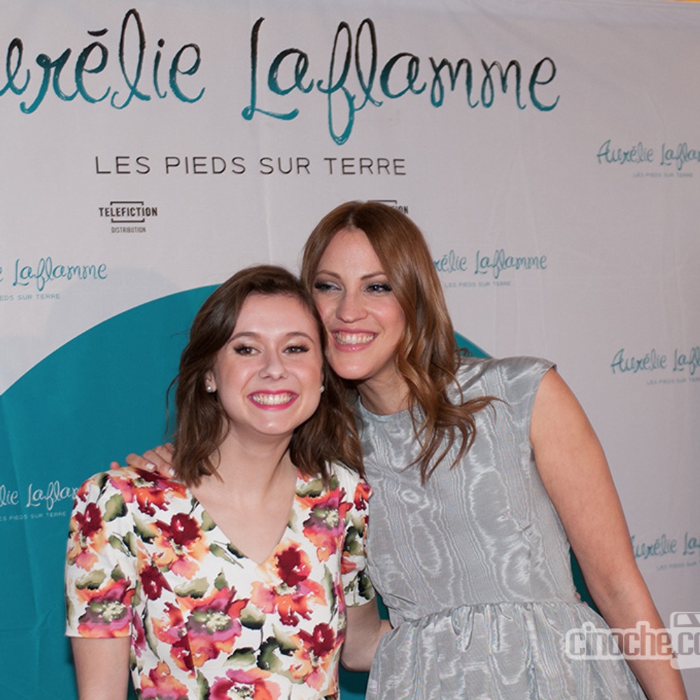 Sur le tapis rouge du film Aurélie Laflamme - Les pieds sur terre