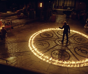 Une scène du film The Sorcerer's Apprentice