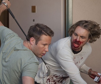 Une scène du film Hit and Run