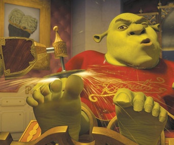 Scène du film Shrek le troisième