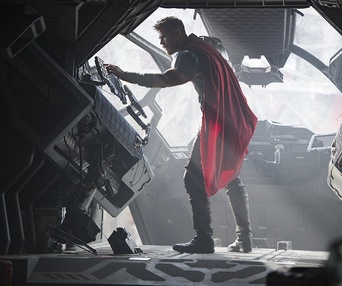 Une scène du film Thor: Ragnarok