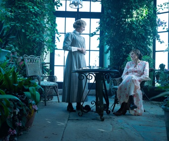 Une scène du film Lady Chatterley's Lover