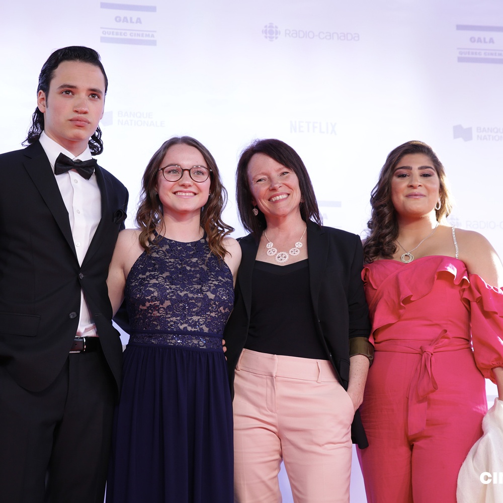 Sur le tapis rouge du Gala Québec Cinéma 2018