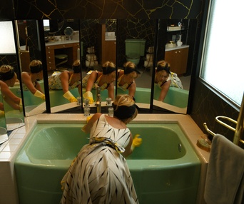 Une scène du film Don't Worry Darling