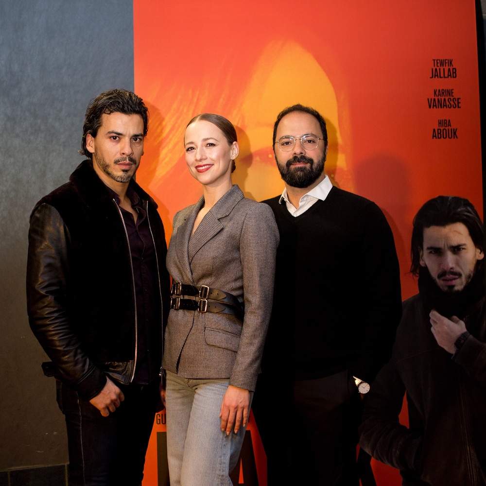 Sur le tapis rouge du film Malek