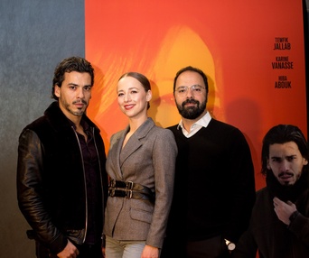 Sur le tapis rouge du film Malek