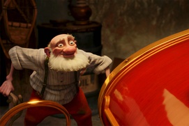 Une scène du film Arthur Christmas