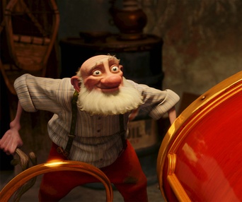 Une scène du film Arthur Christmas