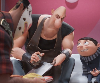 Une scène du film Minions: The Rise of Gru