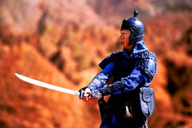 Une scène du film A Woman, a Gun and a Noodle Shop