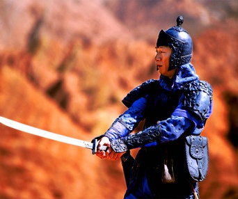 Une scène du film A Woman, a Gun and a Noodle Shop