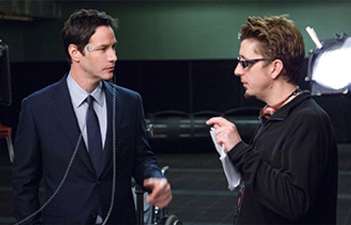 Scott Derrickson et Keanu Reeves sur le plateau de The Day the Earth Stood Still