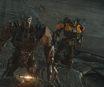 Une scène du film Transformers: Rise of the Beasts