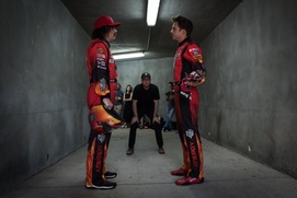 Une scène du film Logan Lucky