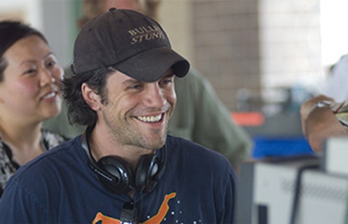 Jeff Wadlow sur le plateau de Never Back Down