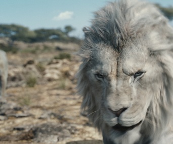 Une scène du film Mufasa: The Lion King