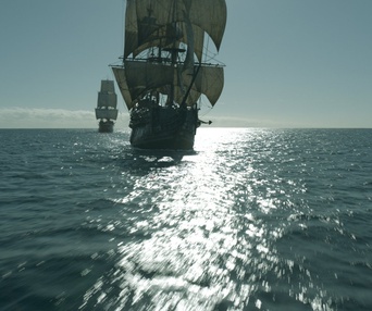 Une scène du film Pirates of the Caribbean: Dead Men Tell No Tales