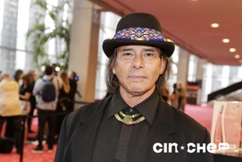 Sur le tapis rouge du film Hochelaga, Terre des âmes