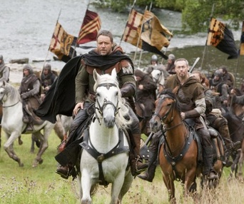 Une scène du film Robin Hood