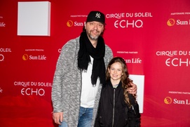 Tapis rouge du spectacle Echo du Cirque du Soleil