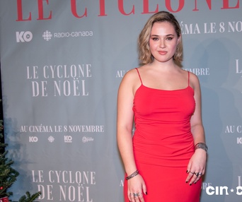 Tapis rouge du film Le cyclone de Noël