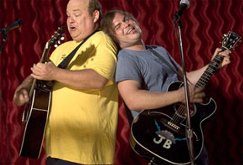 Jack Black et Kyle Glass dans Tenacious D et le pic du destin