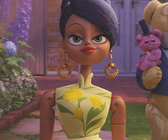 Une scène du film Sherlock Gnomes
