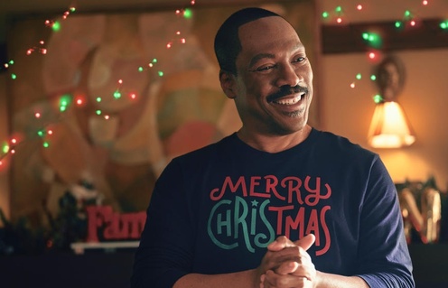 Une scène du film Candy Cane Lane