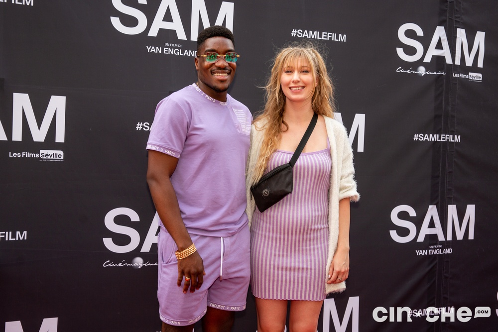 Sur le tapis rouge du film Sam