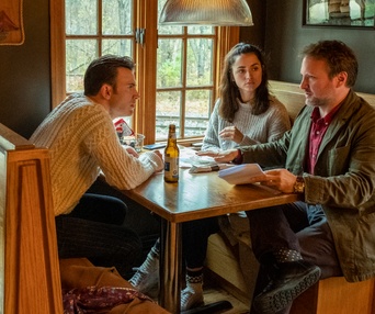Une scène du film Knives Out
