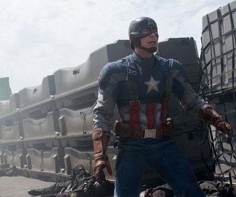 Une scène du film Captain America: The Winter Soldier