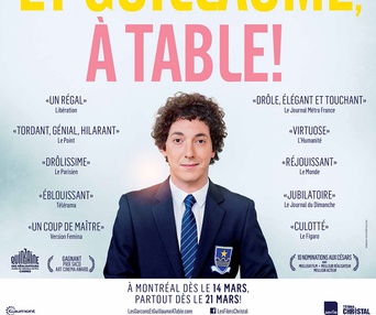 Affiche du film Les garçons et Guillaume, à table!