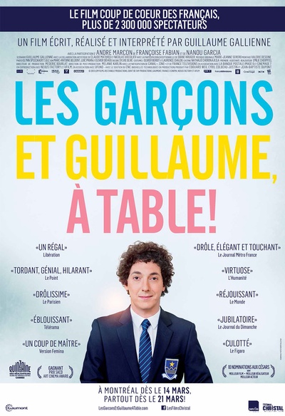 Affiche du film Les garçons et Guillaume, à table!