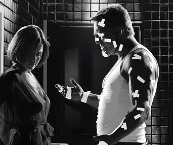 Scène du film Une histoire de Sin City