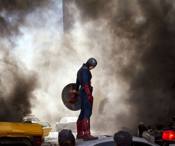 Une scène du film The Avengers
