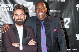 Sur le tapis rouge du film Bon Cop Bad Cop 2