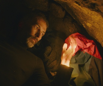 Une scène du film La montagne