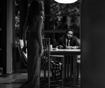 Une scène du film Malcolm & Marie