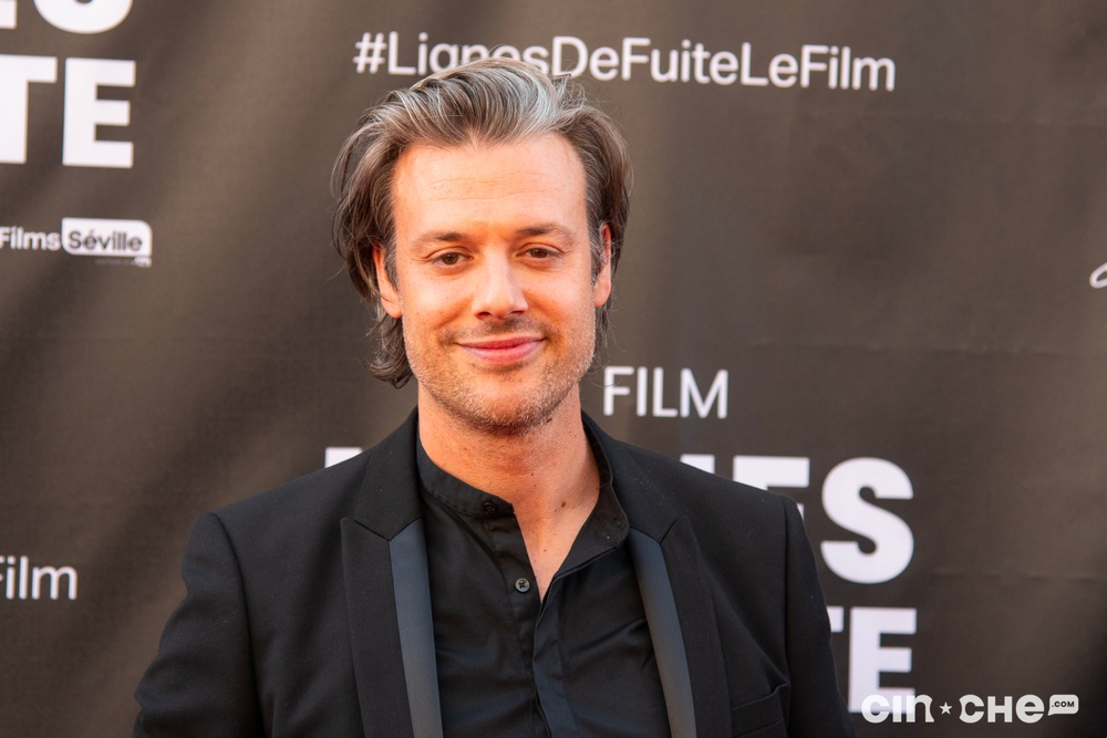 Sur le tapis rouge du film Lignes de fuite