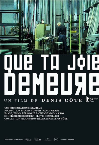 Affiche du film Que ta joie demeure