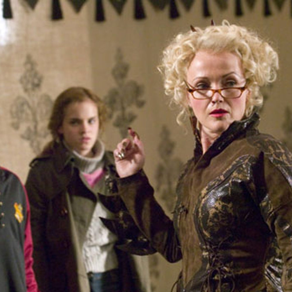 Miranda Richardson et Harry Potter