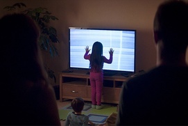Une scène du film Poltergeist Une scène du film Poltergeist