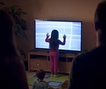 Une scène du film Poltergeist