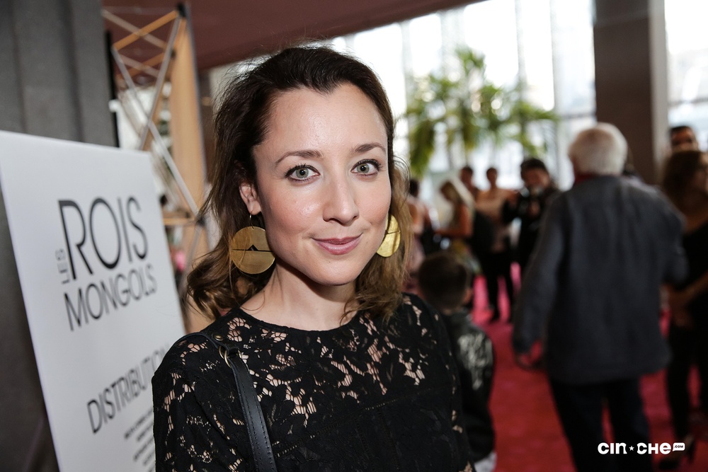 Sur le tapis rouge du film Les rois mongols