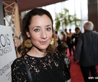 Sur le tapis rouge du film Les rois mongols